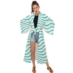 Beach Waves Maxi Kimono by Sparkle