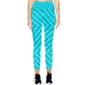 Illusion Waves Pattern Pocket Leggings  View1