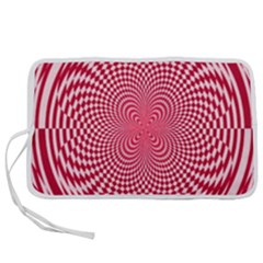 Illusion Floral Pattern Pen Storage Case (l) by Sparkle