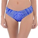 Illusion Waves Pattern Reversible Classic Bikini Bottoms View1