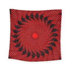 Illusion Waves Pattern Square Tapestry (small) by Sparkle