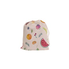 Summer Fruit Drawstring Pouch (xs) by SychEva