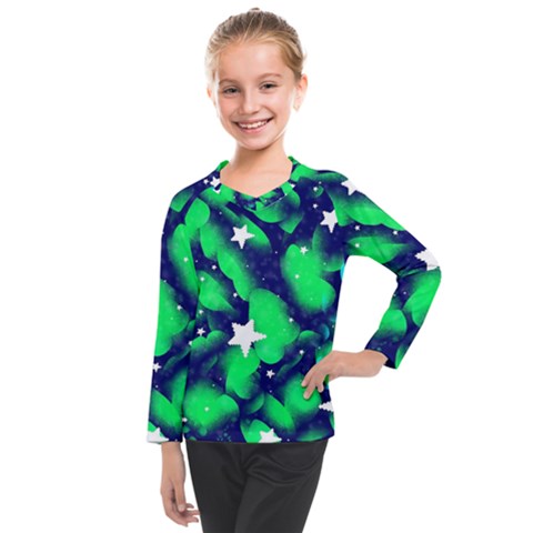 Space Odyssey  Kids  Long Mesh Tee by notyouraveragemonet