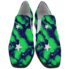 Space Odyssey  Women Slip On Heel Loafers by notyouraveragemonet