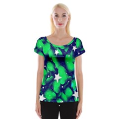 Space Odyssey  Cap Sleeve Top by notyouraveragemonet