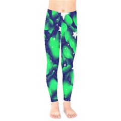 Space Odyssey  Kids  Leggings by notyouraveragemonet