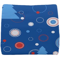 Christmas Pattern Tree Design Seat Cushion by Sapixe