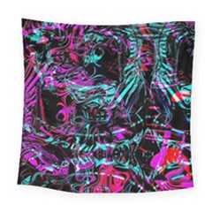 Reptilian Scream Square Tapestry (large) by MRNStudios