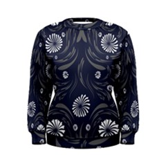 Folk Flowers Print Floral Pattern Ethnic Art Women s Sweatshirt by Eskimos