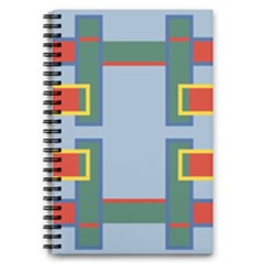 Abstract Pattern Geometric Backgrounds   5 5  X 8 5  Notebook by Eskimos