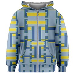 Abstract Pattern Geometric Backgrounds   Kids  Zipper Hoodie Without Drawstring by Eskimos