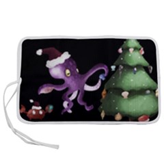 Octopus Black Pen Storage Case (m) by Blueketchupshop