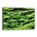 Green  Waves Abstract Series No11 Canvas 18  x 12  (Stretched) View1