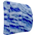 Blue Waves Abstract Series No10 Back Support Cushion View2
