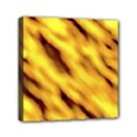 Yellow  Waves Abstract Series No8 Mini Canvas 6  x 6  (Stretched) View1