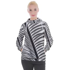 Cycas Leaf The Shadows Women s Hooded Pullover by DimitriosArt