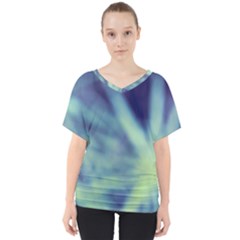 Cold Stars V-neck Dolman Drape Top by DimitriosArt
