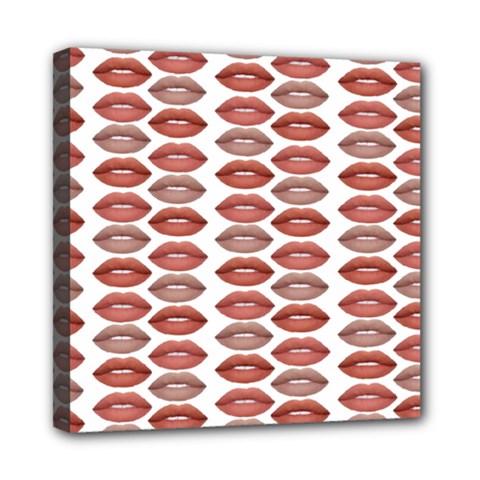 Beautylips Mini Canvas 8  X 8  (stretched) by Sparkle
