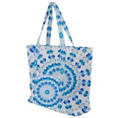Digital Sky Zip Up Canvas Bag by Sparkle