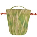 Golden Grass Abstract Drawstring Bucket Bag View2