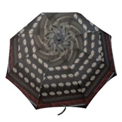 Keyboard From The Past Folding Umbrellas by DimitriosArt