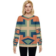 Abstract Pattern Geometric Backgrounds   Hidden Pocket Sweatshirt by Eskimos