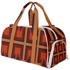 Abstract Pattern Geometric Backgrounds   Burner Gym Duffel Bag by Eskimos