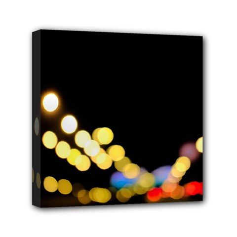 City Lights Series No3 Mini Canvas 6  X 6  (stretched) by DimitriosArt