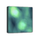 Green Vibrant Abstract Mini Canvas 4  x 4  (Stretched) View1