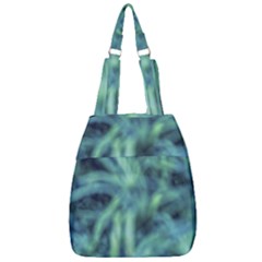 Blue Abstract Stars Center Zip Backpack by DimitriosArt