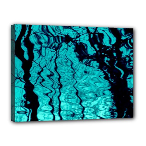 Cold Reflections Canvas 16  X 12  (stretched) by DimitriosArt