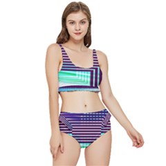Gradient Frilly Bikini Set by Sparkle