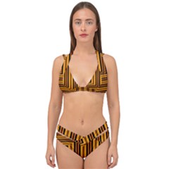 Gradient Double Strap Halter Bikini Set by Sparkle