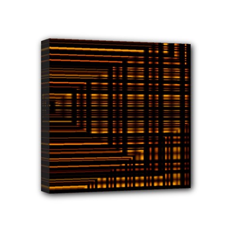Gradient Mini Canvas 4  X 4  (stretched) by Sparkle
