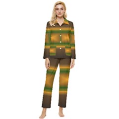 Gradient Womens  Long Sleeve Velvet Pocket Pajamas Set by Sparkle