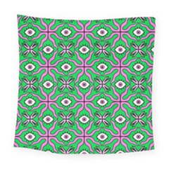 Abstract Illustration With Eyes Square Tapestry (large) by SychEva