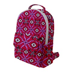 Abstract Illustration With Eyes Flap Pocket Backpack (large) by SychEva