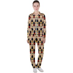 Champagne For The Holiday Casual Jacket And Pants Set by SychEva