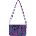 3d Lovely Geo Lines Double Gusset Crossbody Bag View1
