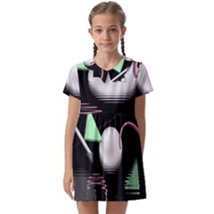 Digitalart Kids  Asymmetric Collar Dress by Sparkle