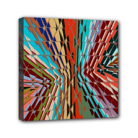 Digital Illusion Mini Canvas 6  X 6  (stretched) by Sparkle