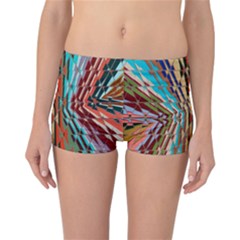 Digital Illusion Reversible Boyleg Bikini Bottoms by Sparkle