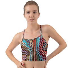 Digital Illusion Mini Tank Bikini Top by Sparkle