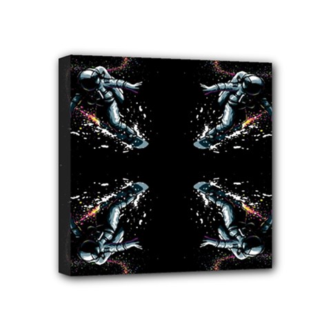 Digital Illusion Mini Canvas 4  X 4  (stretched) by Sparkle