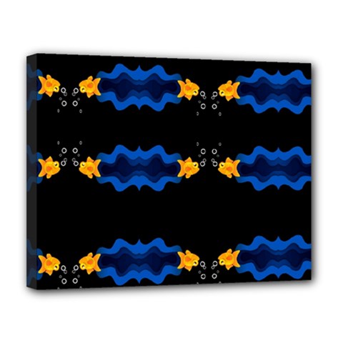 Digital Illusion Canvas 14  X 11  (stretched) by Sparkle