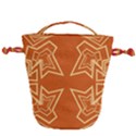 Abstract pattern geometric backgrounds   Drawstring Bucket Bag View1