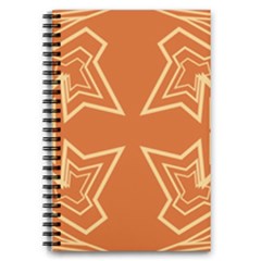Abstract Pattern Geometric Backgrounds   5 5  X 8 5  Notebook by Eskimos