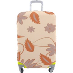Folk Flowers Print Floral Pattern Ethnic Art Luggage Cover (large) by Eskimos