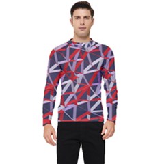 3d Lovely Geo Lines Vii Men s Long Sleeve Rash Guard by Uniqued