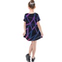 3d Lovely Geo Lines  V Kids  Simple Cotton Dress View2